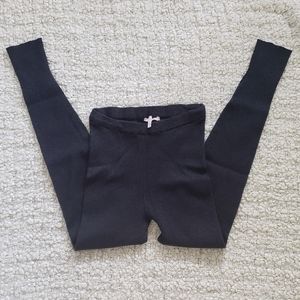 Charcoal Grey Victoria's Secret Ribbed Legging, L